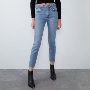 Zara Slim Fit High Rise Jeans